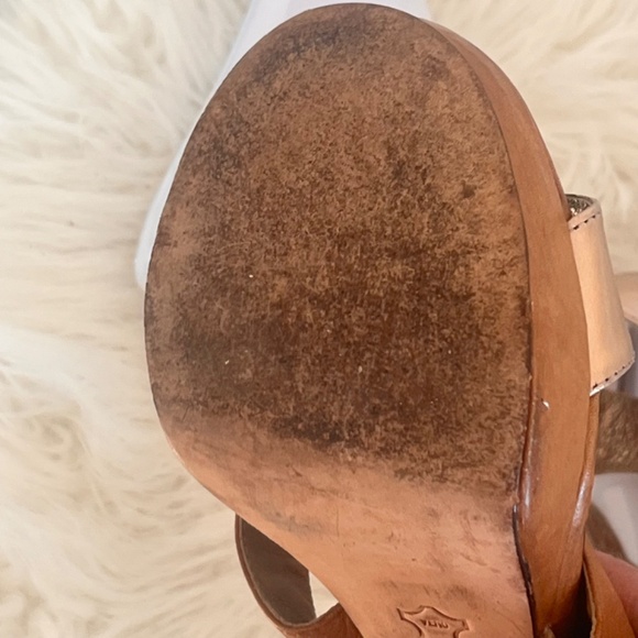 Dolce Vita platform metallic t-strap high heel sandals -Size 7.5 - Picture 14 of 14